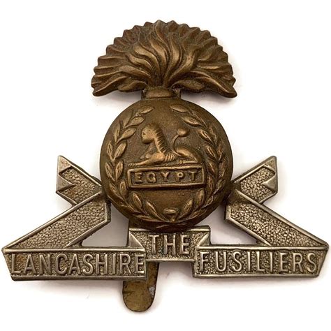 Ww1 Lancashire Fusiliers Regiment Cap Badge