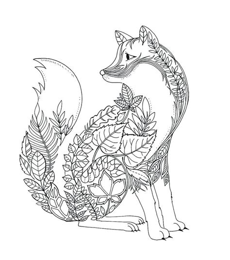 Complicated Animal Coloring Pages At
