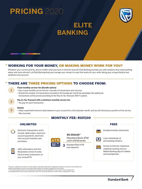 Apply for standard chartered credit card online. Standard Bank Elite Banking 2020 | Debit Card | Banks
