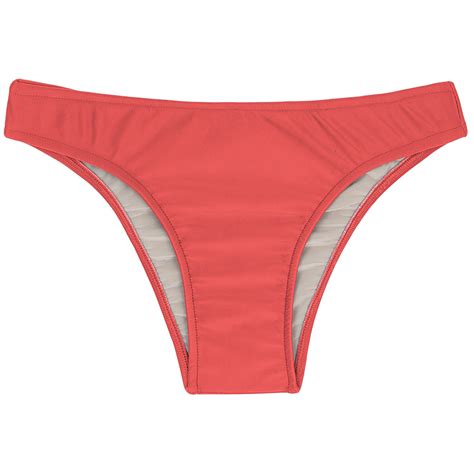 Bikini Bottoms Dark Red Fixed Bikini Bottom Bottom Madras Cortinao