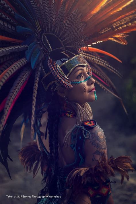 Mexica Aztec Dancer Portrait Cultural Photography By Jp Stones Aztec