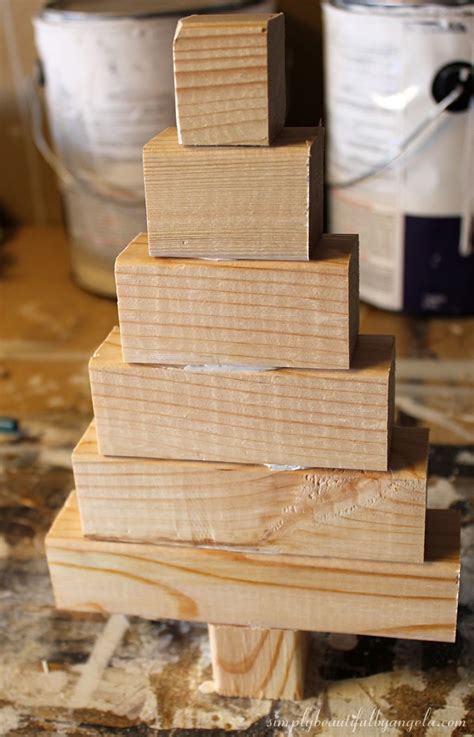 Make this easy diy wooden christmas tree. DIY Wood Christmas Tree | Simply Beautiful By Angela