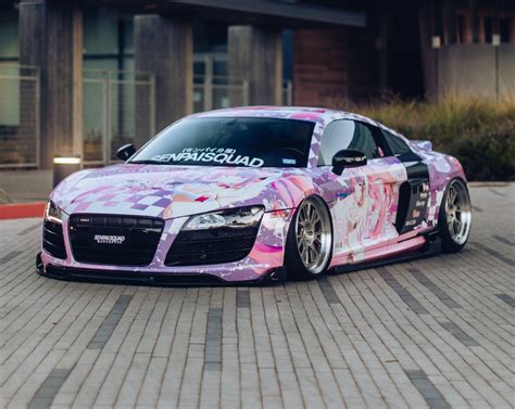 Audi R8 Ironmouse Animé Los Angeles