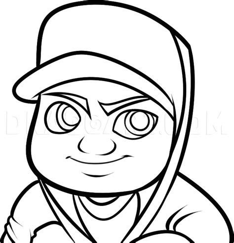 How To Draw Subway Surfers By Dawn