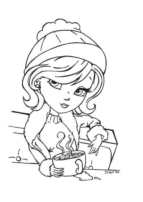 Hot Cocoa By JadeDragonne.deviantart.com | Coloring Pages - Coloring Home