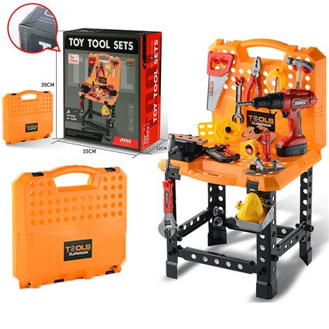 Tools Workshop Toy Chois Pretend Play Workbench Toy Tool Set