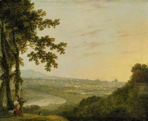 Rome From The Villa Madama Painting Richard Wilson R A Oil Paintings