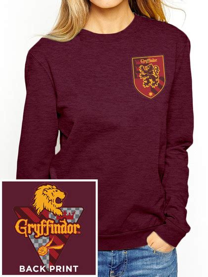 Harry Potter Gryffindor Ladies Crewneck Sweatshirt Heromic