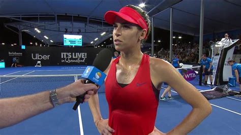 39 (22.04.19, 125300 points) points: Ajla Tomljanović on-court interview (2R) | Brisbane International 2019 - YouTube