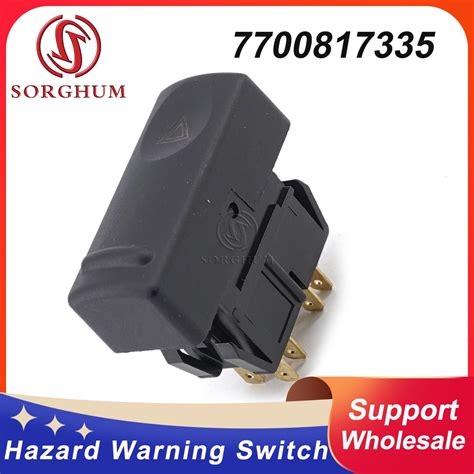 Sorghum New Emergency Light Flasher Switch Button Hazard Warning Switch