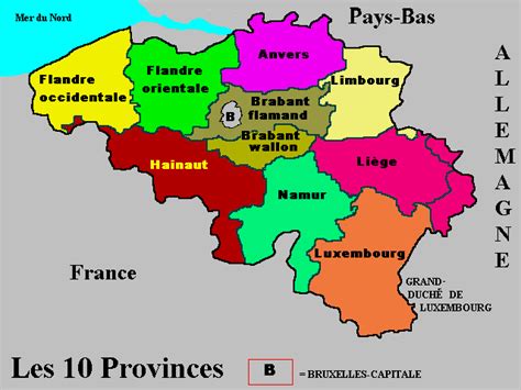It has undergone relatively minor transfers of territory in the aftermath of those wars. Provinces belges: carte
