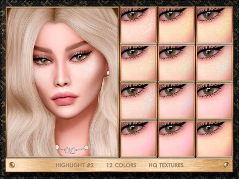Julhaos Highlight 2 Sims 4 Cc Makeup Sims 4 Body Mods The Sims 4