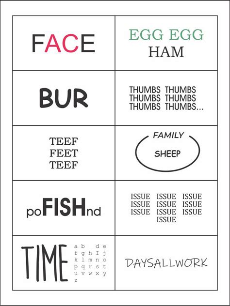 Rebus Puzzles With Answers Rebus Puzzles Kids Worksheets Printables