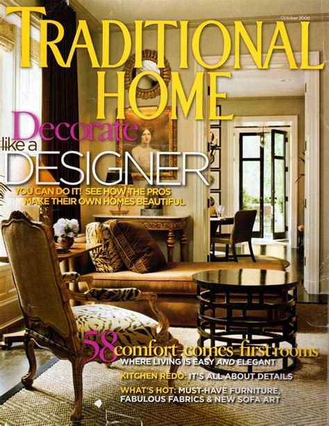 Traditional Home Magazine October 2006 Back Issue Volume 17 Issue 6