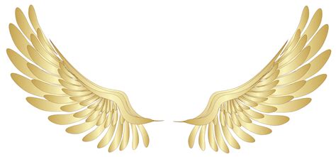 Golden Wings Decor Png Clipart Picture Wings Png Angel Wings Png