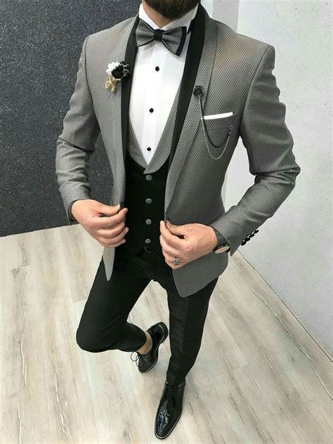 Pin By Mhmds On Mens Fashion Wedding Suits Men Grey Designer Suits