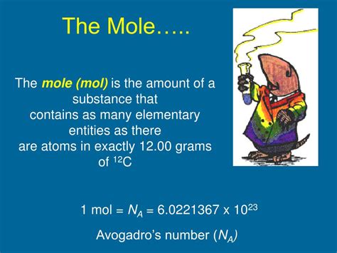 Ppt Formulas Equations And Moles Mole Calculation Powerpoint