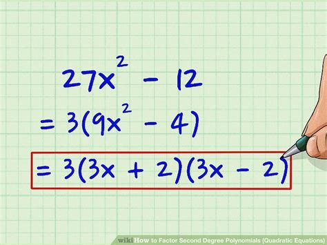 By using this website, you agree to our cookie policy. 7 Ways to Factor Second Degree Polynomials (Quadratic Equations)