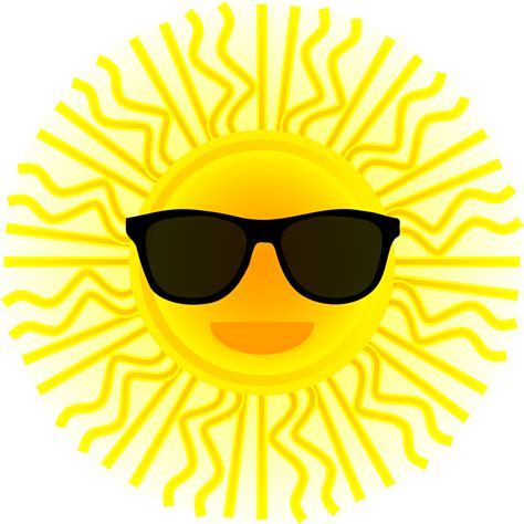Download Sunshine Clipart Sunglass Clipart Sunglasses On The Sun