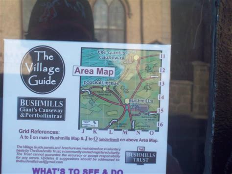 Mini Map Of The Bushmills Village Heritage Map By Jamesbattersby On