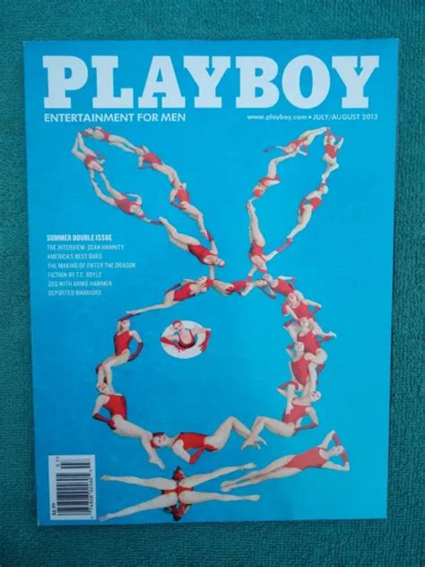 Playboy Magazine July August Alyssa Arce Val Keil Centers Swim