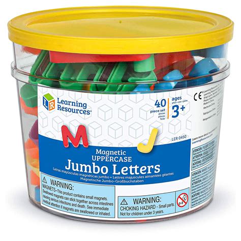 M Jumbo Uppercase Magnetic Letters Set Of 40 Ebay