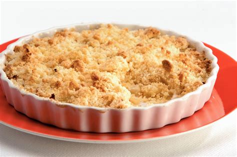 Frisromige appel- perencrumble recept Allerhande