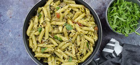 Pasta Pesto met Gehakt
