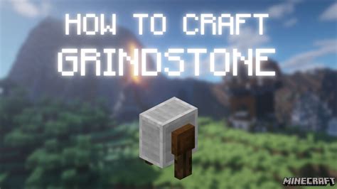 Minecraft How To Craft A Grindstone Youtube