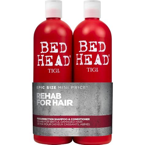 Tigi Bed Head Rehab For Hair Resurrection Shampoo Conditioner Ml