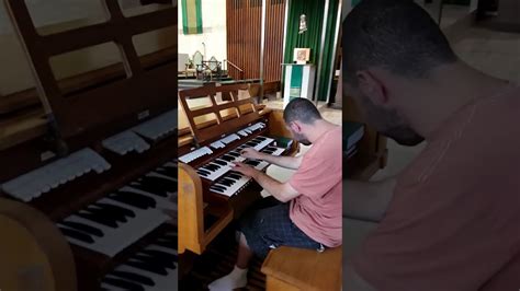 Attempting To Play The Pipe Organ For The First Time At My Church