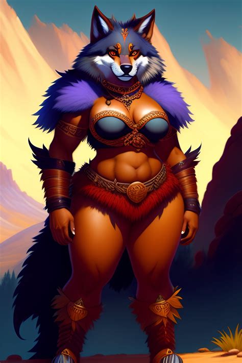 lexica anthro wolf fursona wolf woman werewolf worgen furry cute plus size wide hips