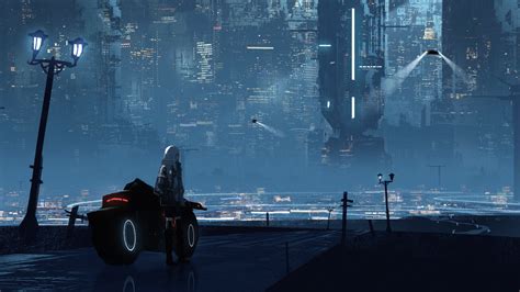 3840x2160 Cyberpunk City Anime Girl 5k 4k Hd 4k Wallpapersimages