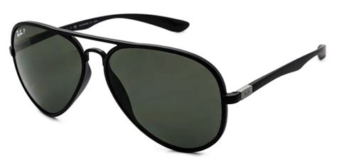 ray ban rb4180 aviator liteforce polarized 601s 9a sunglasses black visiondirect australia