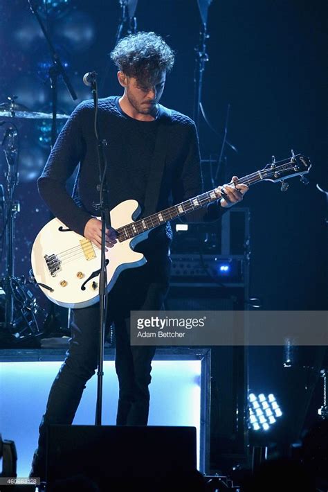 Musician Brent Kutzle Of Onerepublic Performs Onstage During 1035