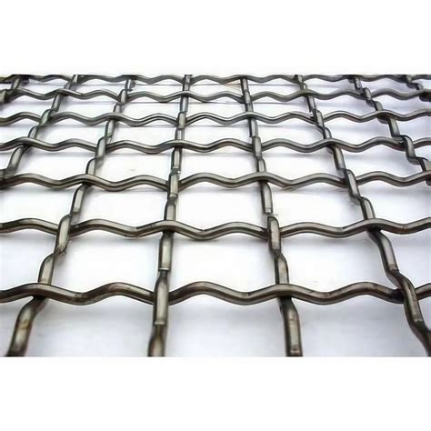 Stainless Steel Square Crimped Wire Mesh Material Grade 316
