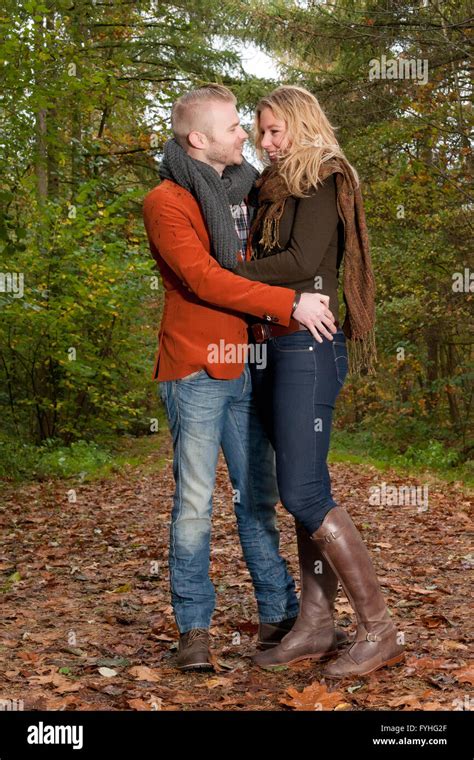 Young Couple Almost Kissing Stock Photo Alamy