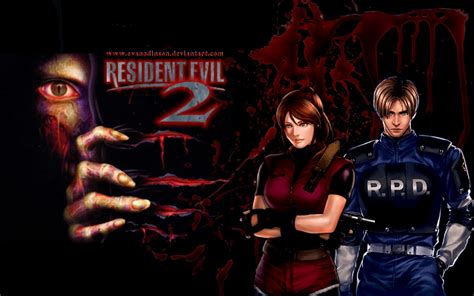 Resident Evil 2 Claire And Leon By Evanodinson On Deviantart