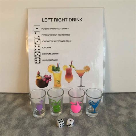 Excited To Share This Item From My Etsy Shop Left Right Drink