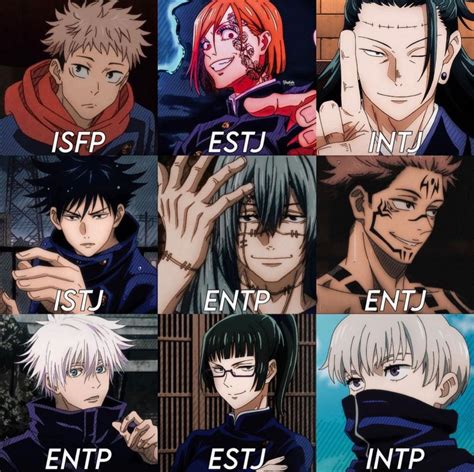 𝑨𝒏𝒊𝒎𝒆 𝐽𝑢𝑗𝑢𝑡𝑠𝑢 𝑘𝑎𝑖𝑠𝑒𝑛 Mbti character Intp personality type Mbti