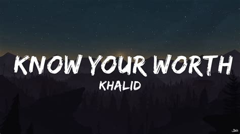 Khalid Know Your Worth Lyrics Feat Disclosure Cakes Music Youtube