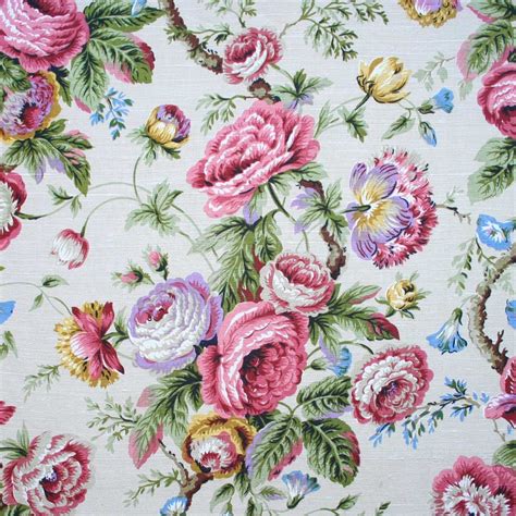 Vintage Floral Fabric Desenler