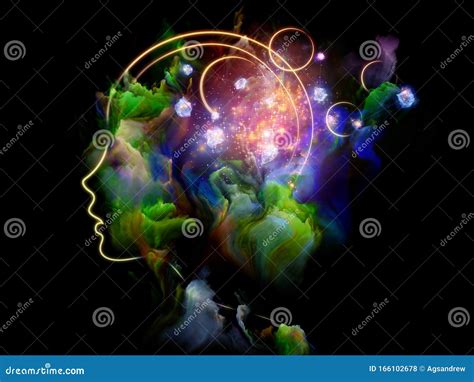 Energy Of Human Mind Stock Illustration Illustration Of Background