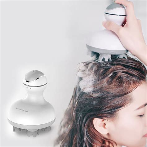 St 701 Smart Charging Grab Head Electric Scalp Massager Head Relax Electric Head Neck Shoulders