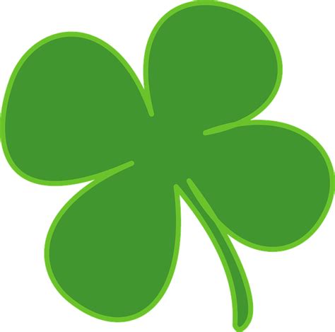 Four Leaf Clover Shamrock Luck · Free Vector Graphic On Pixabay
