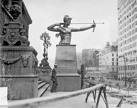 Diana held her high perch over madison square garden for over three decades. 1909 Chicago statue of Diana with one lion | World's ...