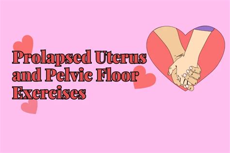 Prolapsed Uterus And Pelvic Floor Exercises Selfitcare