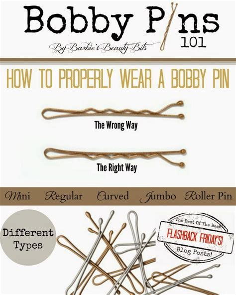 how to properly use a bobby pin barbie s beauty bits
