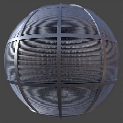 Metal Ventilation PBR Material Physically Based Rendering Pbr Free
