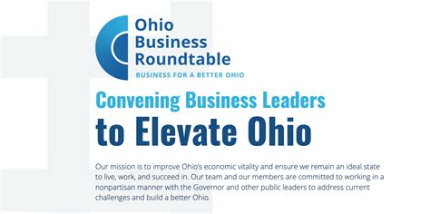 Contact Ohio Business Roundtable Obrt Columbus